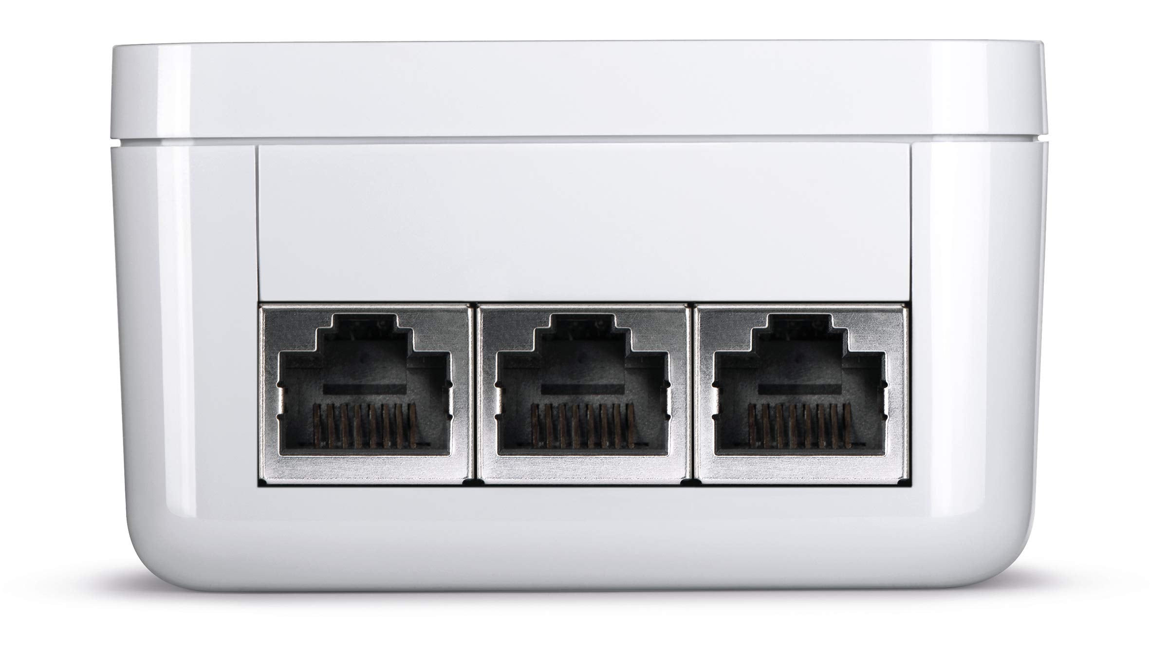 Devolo Magic 2 LAN Triple Adapter für EIN stabiles Heimnetzwerk durch Stromkabel, G.hn Technologie, 3 Gigabit-LAN-Anschlüsse, weiß
