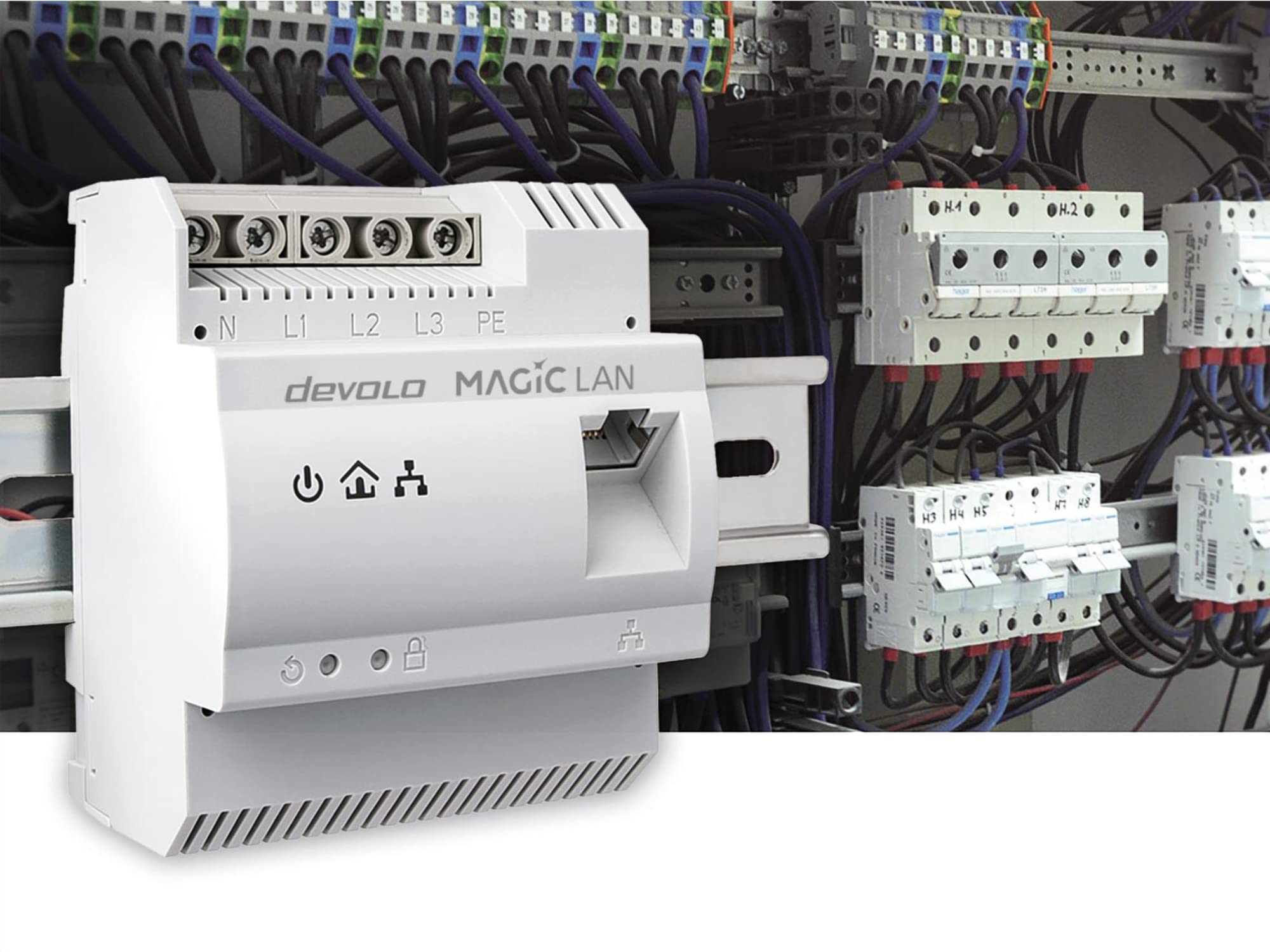 devolo Magic 2 LAN DINrail Schnittstellenkarte/Adapter