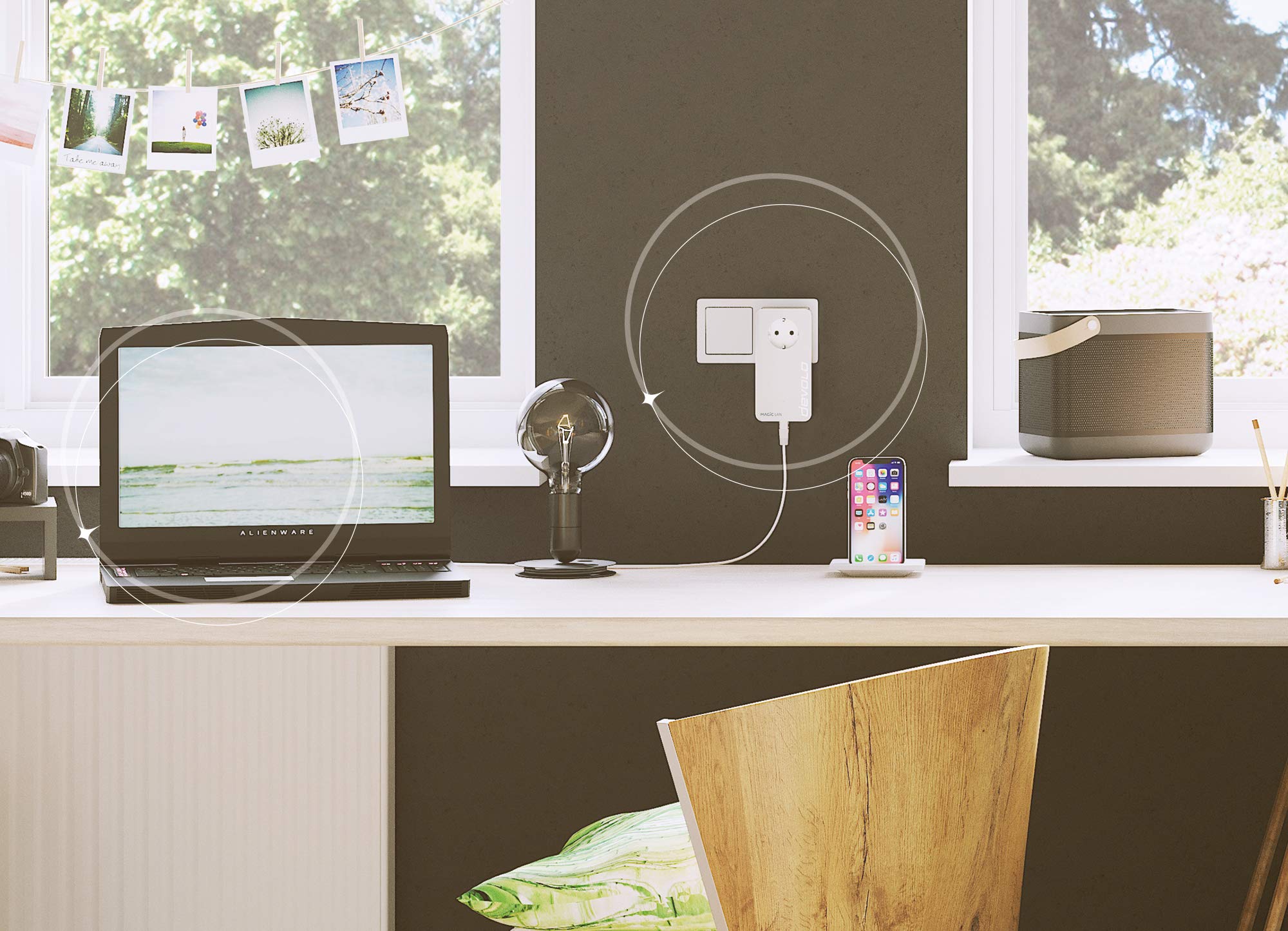 Devolo Magic 2 LAN: leistungsstarkes PowerLAN mit bis zu 2400 Mbit/s über dLAN, für Heimnetzwerke, LAN-Adapter